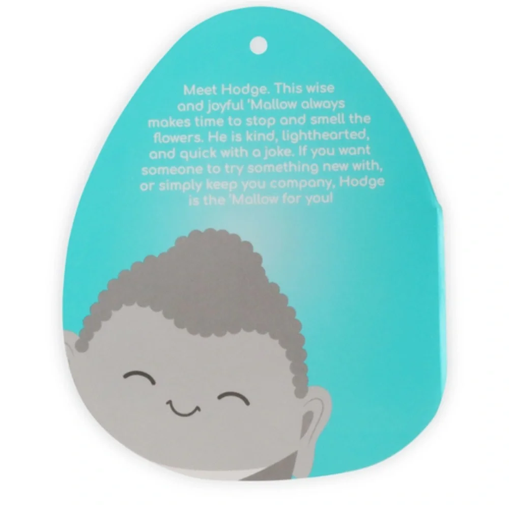 Squishmallows™ Hodge the Gray buddha series 43 wellness squad 7.5in - Picture 2 of 2